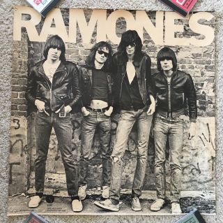 Vintage 1976 Ramones Promotional Poster Sire Records Sex Pistols Clash 2