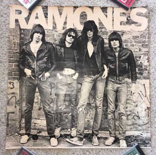 Vintage 1976 Ramones Promotional Poster Sire Records Sex Pistols Clash 3