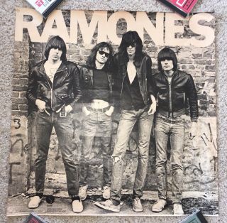 Vintage 1976 Ramones Promotional Poster Sire Records Sex Pistols Clash 4