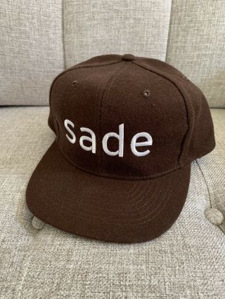 Vintage Sade Cap Snapback Hat 2001 Logo T Shirt Lovers Rock