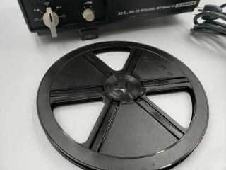 Vintage Elmo ST - 600 M 2 - Track 8 SOUND Movie Reel Projector 8mm Orig.  Box 7