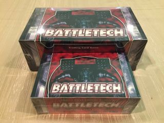 Battletech Ccg Rare Factory Limited Edition Starter And Booster Boxes