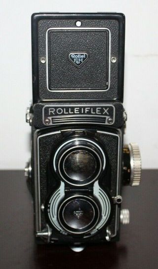 Rare Vintage Rollieflex K8 T3 Camera With Tessar 75mm Lens