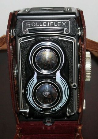 RARE Vintage ROLLIEFLEX K8 T3 Camera With Tessar 75mm Lens 2