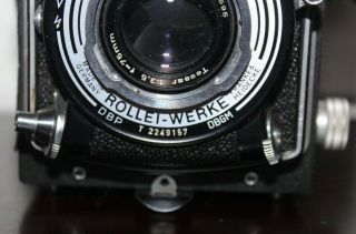 RARE Vintage ROLLIEFLEX K8 T3 Camera With Tessar 75mm Lens 8