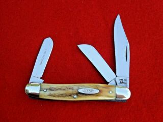 Vintage 1970 Case Xx 5347 Hp 10 Dot Stag Stockman Knife