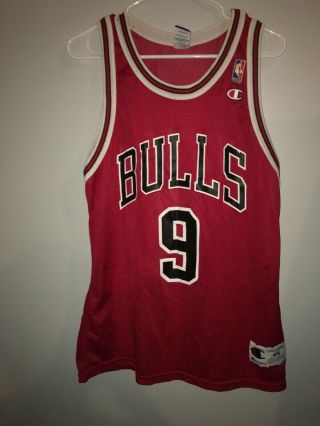 Vintage 90s Champion Chicago Bulls Ron Harper Jersey Sz 44 Large Rare
