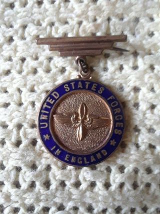 Ww2 United States In England Pin