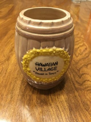 Vintage Otagiri Hawaiian Village Barrel O Rum Tiki Lounge Mug Tampa Fl Omc