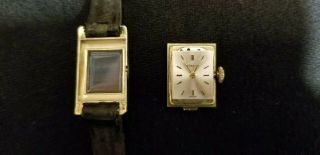Vintage Gubelin 14k Gold 17 Jewel Swiss Watch