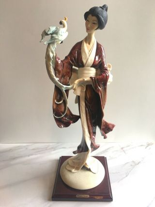 Extremely Rare Vintage Armani Capodimonte Turandot Puccini Figurine