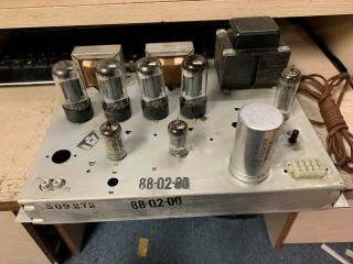 Vintage Magnavox Vacuum Tube Stereo Power Amplifier 8802 - 00