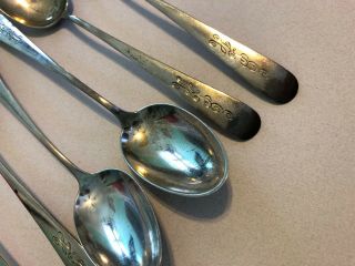 7 Sterling silver Tespoons G.  W.  Fairchild & Sons 2