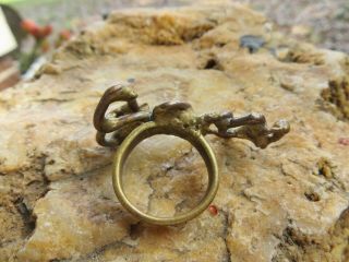 Unique Brutalist Modernist Bronze Ring Pal Kepenyes ? Jack Boyd 3