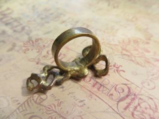 Unique Brutalist Modernist Bronze Ring Pal Kepenyes ? Jack Boyd 7