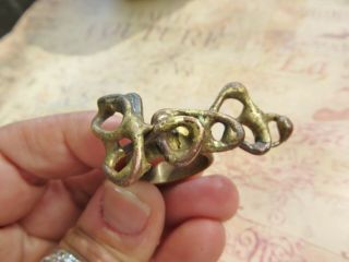 Unique Brutalist Modernist Bronze Ring Pal Kepenyes ? Jack Boyd 8