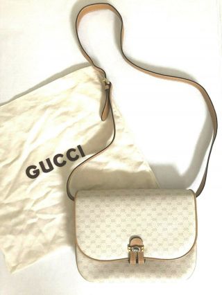 Authentic Vintage Gucci Supreme Messenger Cross Body Shoulder Bag Purse Handbag