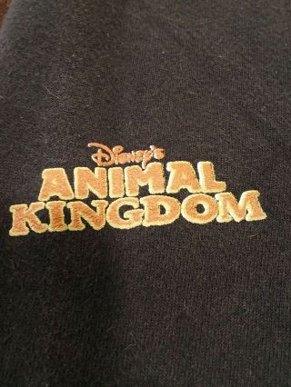 Vintage Walt Disney World Sweatshirt Size Medium Animal kingdom 5.  19 Rare 4