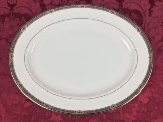 Lenox Vintage Jewel Large 15 7/8 " By 12 3/8 " Oval Platter