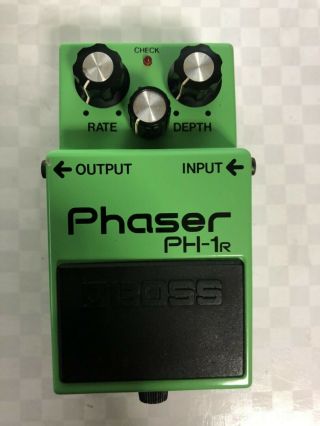 Boss Ph - 1r Phaser Guitar Effect Pedal Mij Vintage