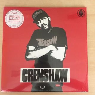 Nipsey Hussle Crenshaw Lp (2017,  Omerta) 500 Only Rare Red Vinyl And Numbered