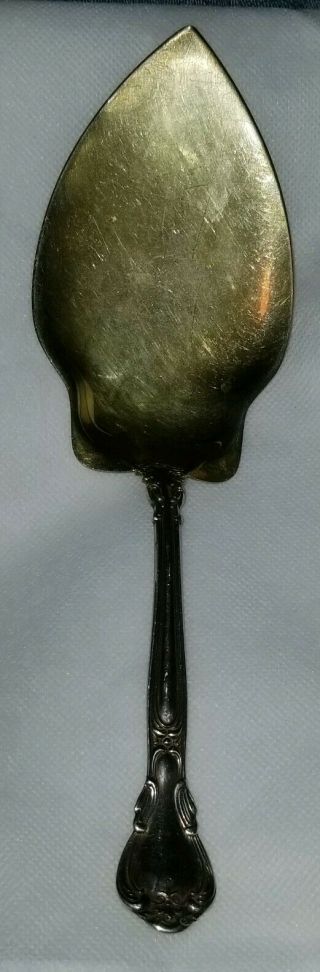 1895 Sterling Silver Pie Server W.  Wise And Son