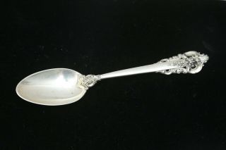 Wallace Grand Baroque Sterling Silver 6 - 7/8 " Oval Soup Spoon Nm 60.  7g