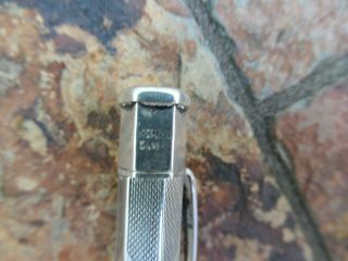 Vintage Sterling Silver Mechanical Pencil,  Made in England; Yard O Led,  18 gtw 4