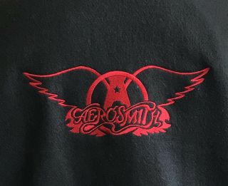 Vintage Aerosmith Letterman Jacket L RARE TOUR ROADIES 1993 - 94 Get A Grip USA 7