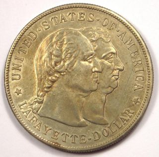 1900 Lafayette Commemorative Silver Dollar $1 - Sharp Details - Rare Type