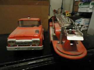 Vintage Tonka Aerial Ladder MFD Fire Engine Truck No.  5 5