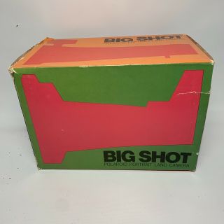 Vintage Big Shot Polaroid Portrait Land Camera W/ Box