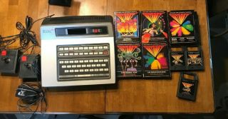 Vintage Magnavox Odyssey 2 Computer Video Game System With 8 Games -