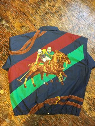 Vintage Ralph Lauren Polo Equestrian Jacket Sz Large 90’s RARE 11