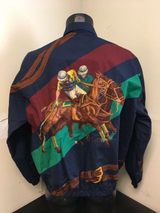 Vintage Ralph Lauren Polo Equestrian Jacket Sz Large 90’s RARE 7