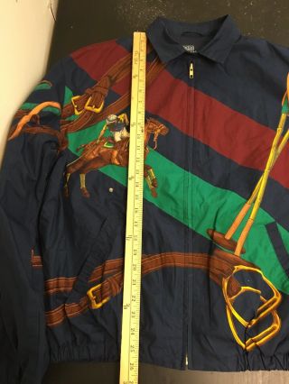 Vintage Ralph Lauren Polo Equestrian Jacket Sz Large 90’s RARE 9