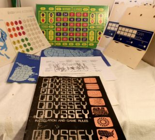 VINTAGE MAGNAVOX ODYSSEY SYSTEM 1972 RUN 1 SER 7303341 COMPLETE MO79B 10