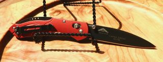 Benchmade 921bt - 02 Red Switchback Knife - Rare Limited 3 Of 50.