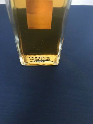 Chanel no.  22 vintage eau de cologne splash 2 oz.  bottle mostly full 3