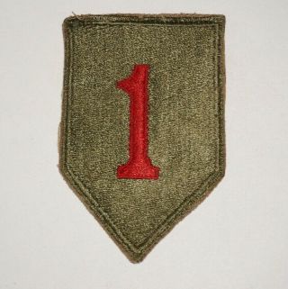 1st Infantry Division Patch D - Day Wwii Us Army P9323