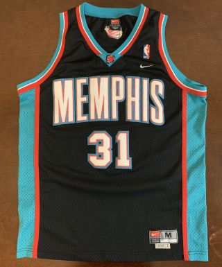 Rare Vintage Nike Nba Memphis Grizzlies Shane Battier Basketball Jersey