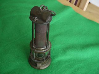 Rare Cooke 1900c Vintage Copper/brass Davy Miners Lamp Flip Top Screw Lock Base