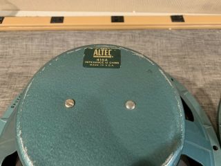 Pair Vintage Altec 416A 16 Ohm Woofers For VOTT Speaker 5