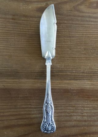 Antique Mary Chawner Sterling Silver Kings Pattern Spread Knife 65.  3g Look