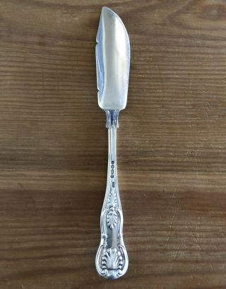Antique Mary Chawner STERLING Silver Kings Pattern Spread Knife 65.  3g LOOK 3