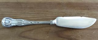 Antique Mary Chawner STERLING Silver Kings Pattern Spread Knife 65.  3g LOOK 6