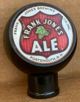 Vintage Round Beer Tap Frank Jones Ale.  Portsmouth Hampshire.