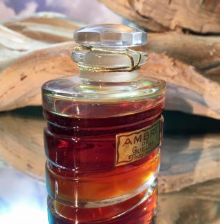AMBRE by GUELDY 20 - 30 ML EXTRAIT VINTAGE RARE BACCARAT FLACON 4