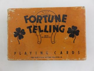 Fortune Telling Playing Cards Vintage Made In Usa By Whitman Publishing Complete