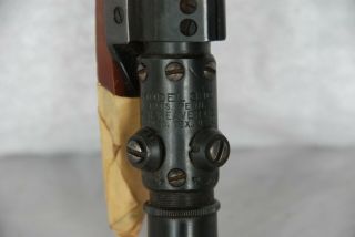 Vintage W.  R.  WEAVER CO.  Model 330 Sniper Scope With Mount,  1930 ' s 3